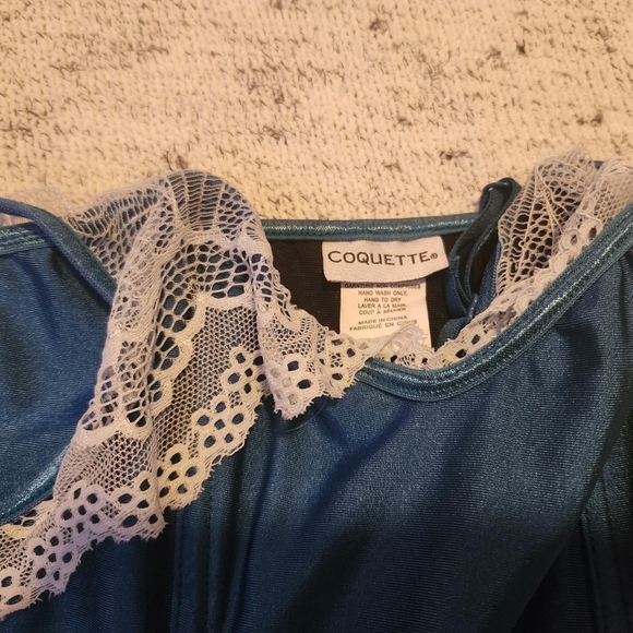 Coquette blue/navy corset - Picture 4 of 5